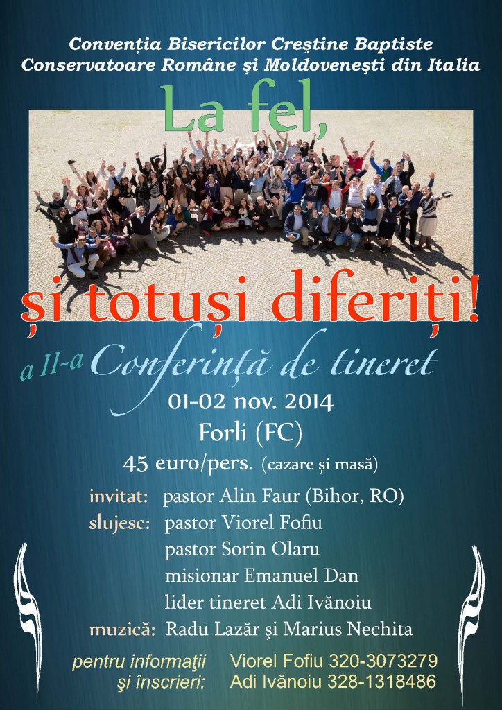 Conferinta Tineri 01-02.11.2014