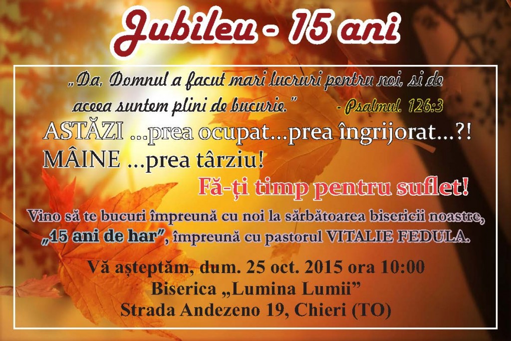 Jubileu 2015.2